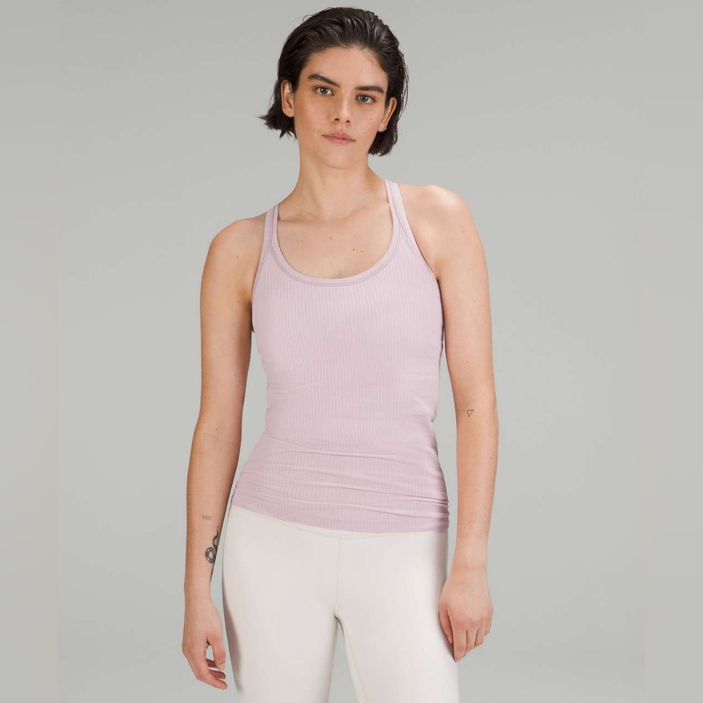 Lululemon Ebb To Street Tank Top  Peony Pink Size 6